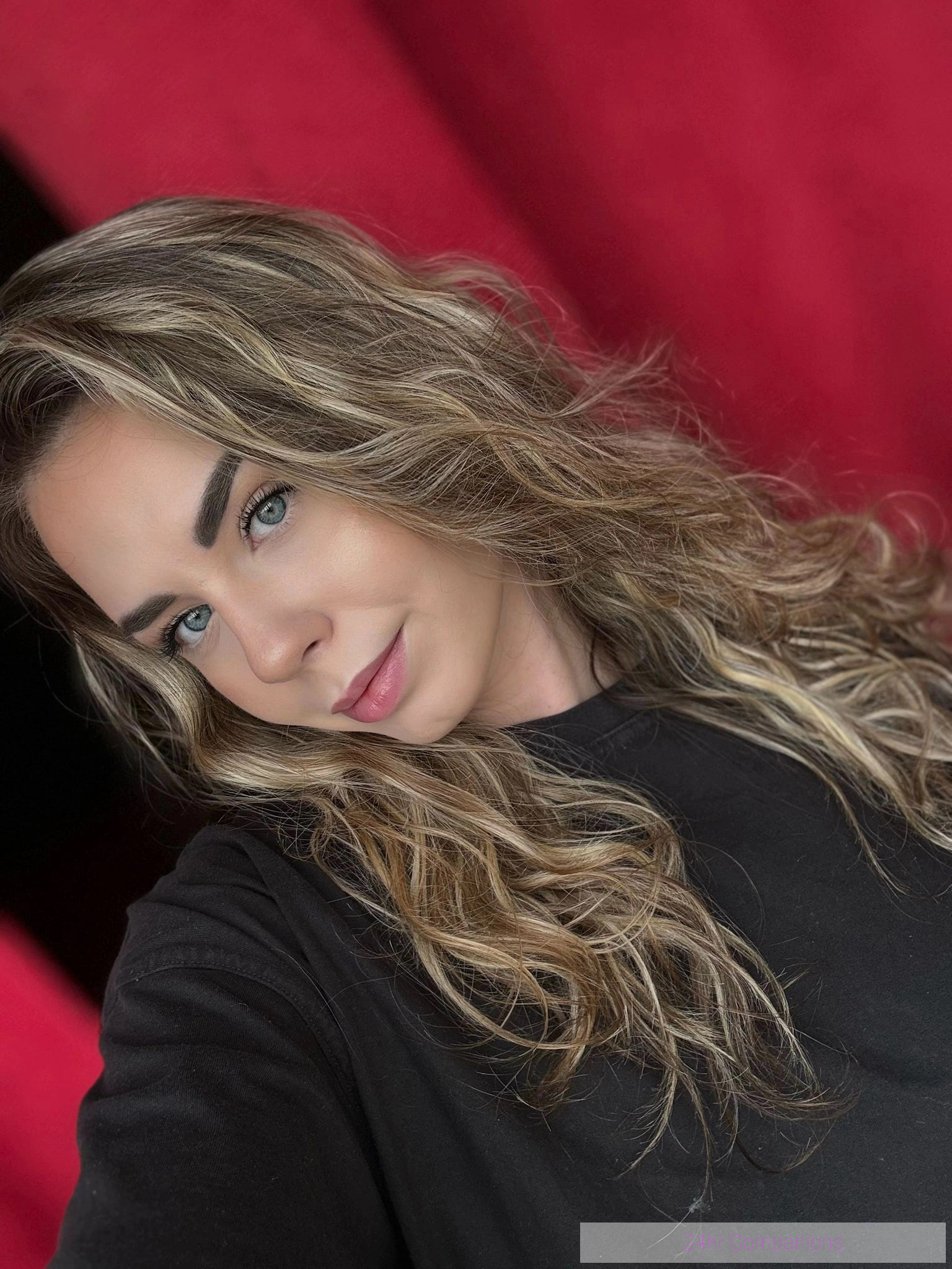 Ruby appears charming and cheerful, eager to spread smiles and joy!