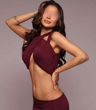 Danielle absolutely shines with her stunning, model-like looks.